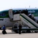 Boarding the plane