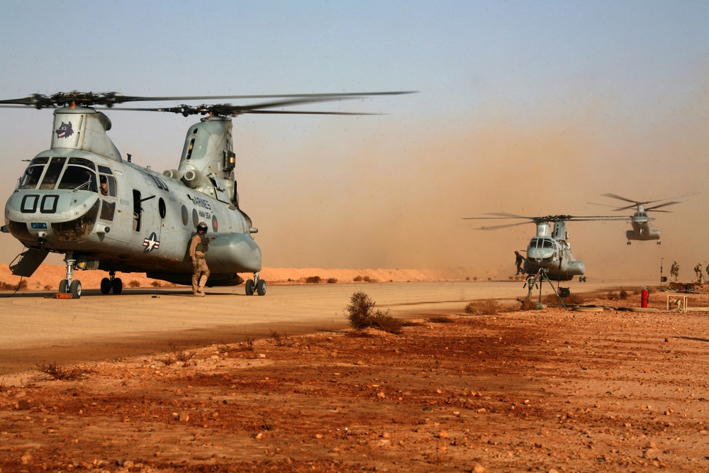 Aviation 'pit stop' keeps operations running in al Anbar Province