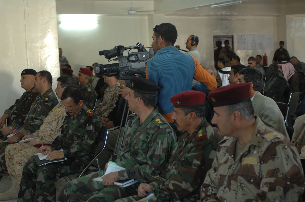 Sons of Iraq Meeting at Forward Operating Base Gabe