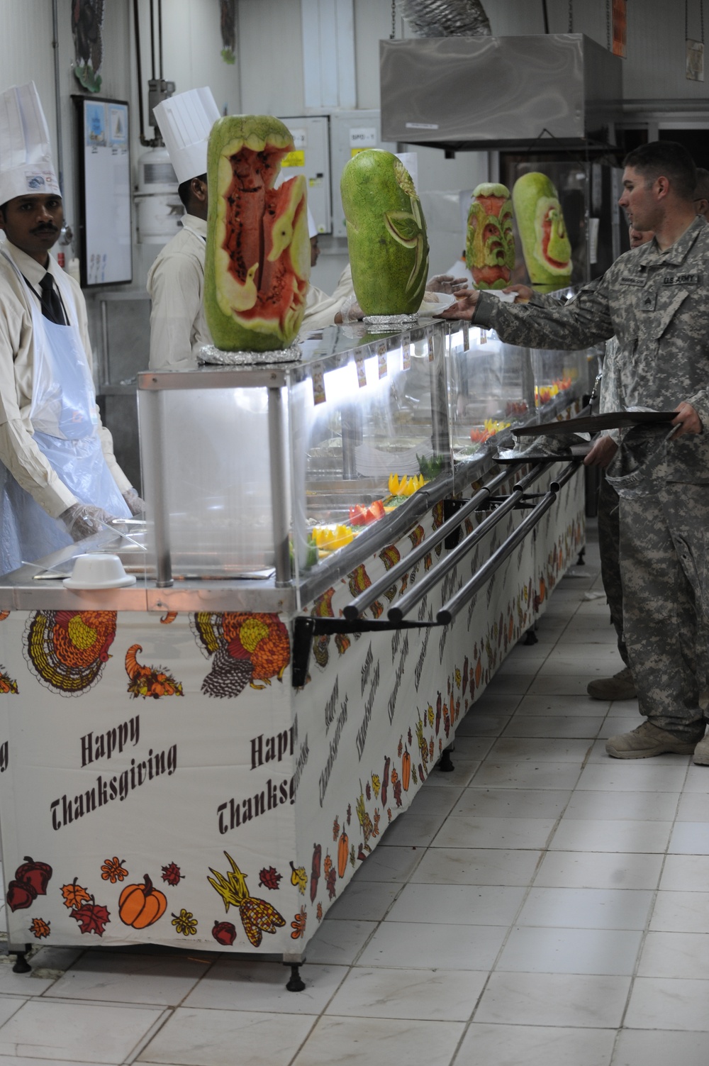 Thanksgiving at Forward Operating Base Rustamiyah