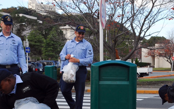 Base-wide cleanup in Yokosuka
