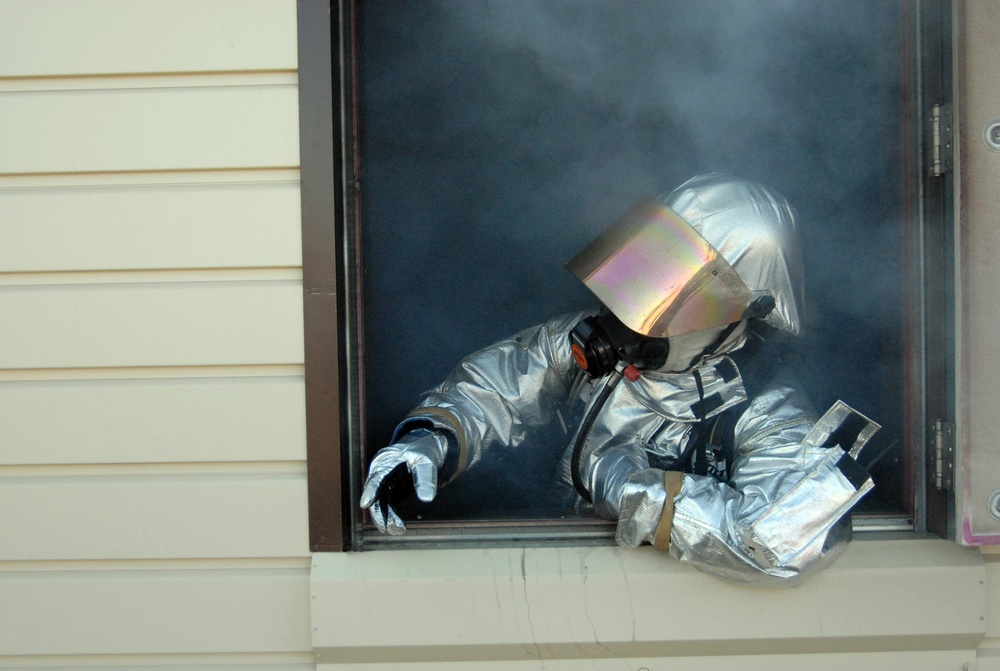 Burn exercise in Rota