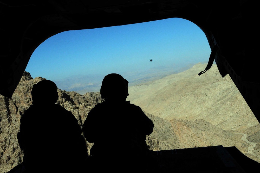 Task Force Eagle Assault patrols skies above southern Afghanistan