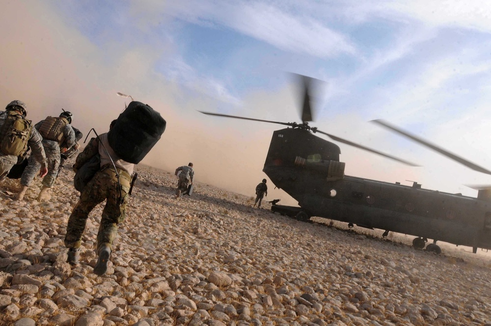 Task Force Eagle Assault patrols skies above southern Afghanistan