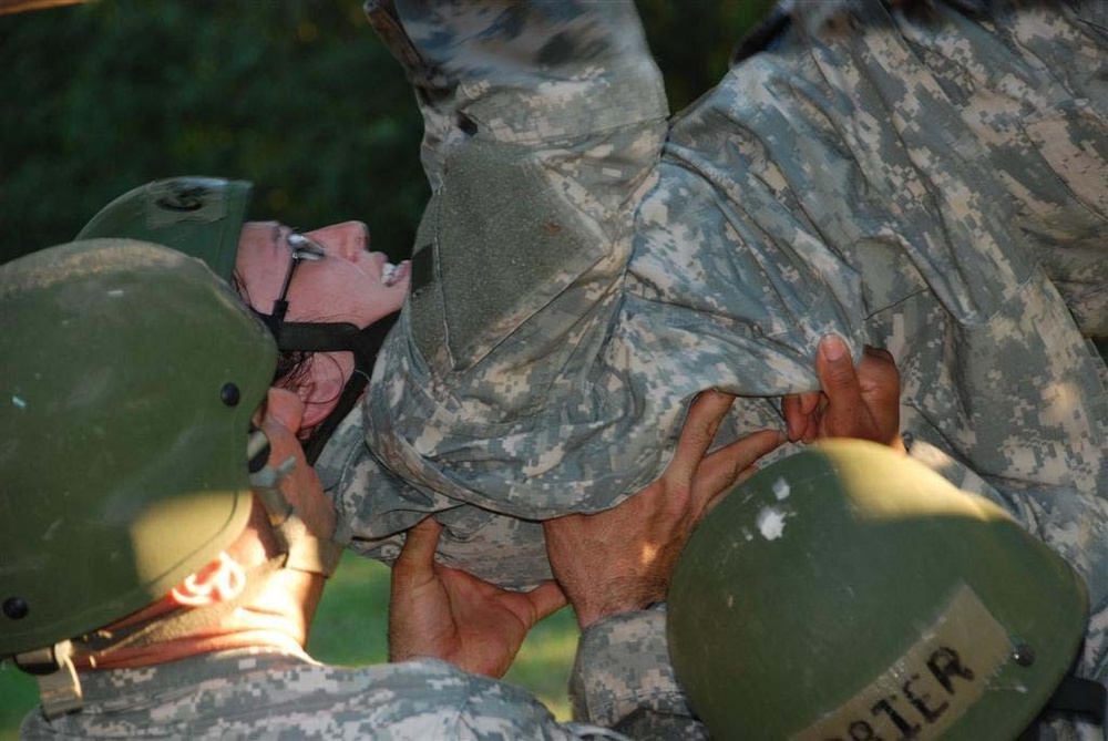 National Guard officer candidates overcome obstacles