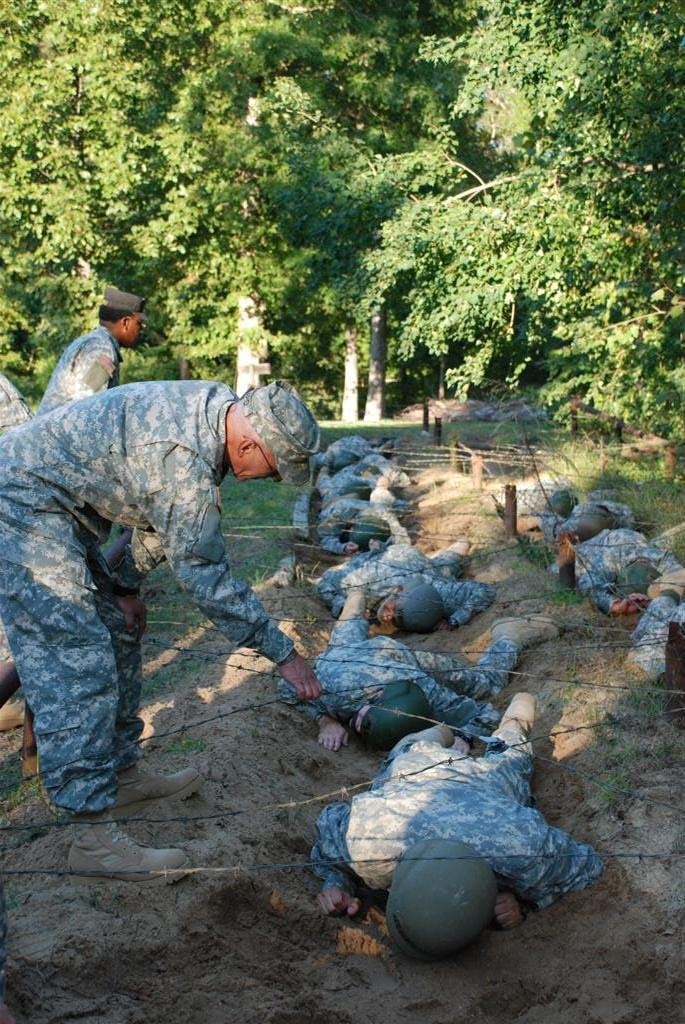 National Guard officer candidates overcome obstacles