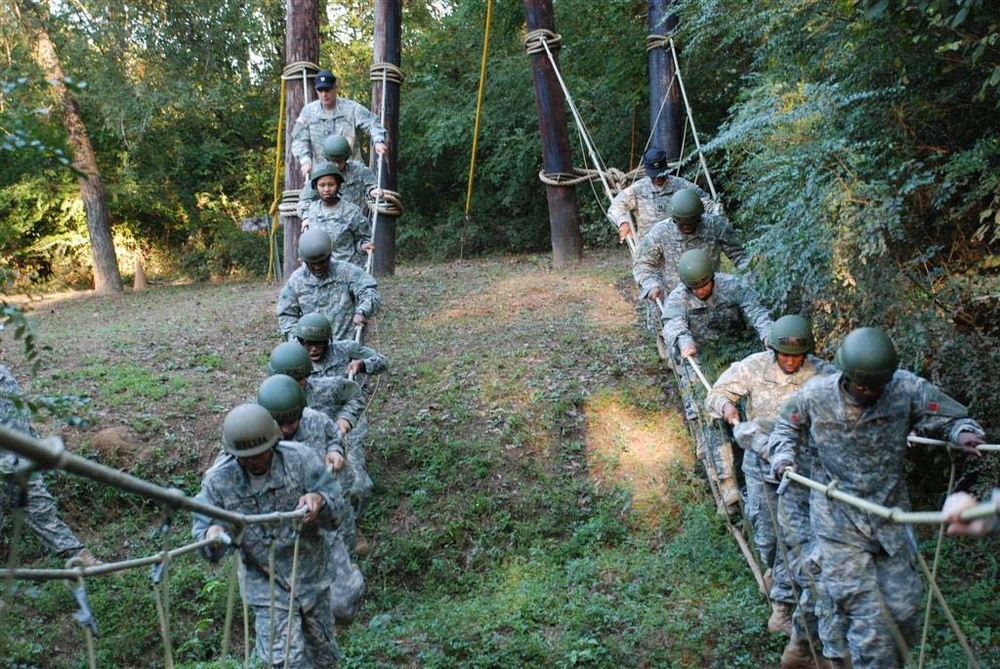 National Guard officer candidates overcome obstacles