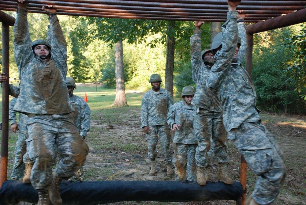 National Guard officer candidates overcome obstacles