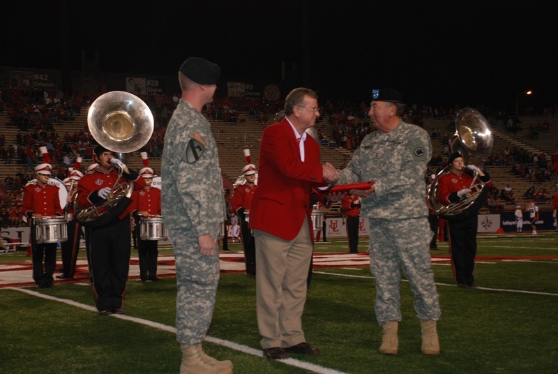 University President honors National Guard