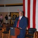Robert L. Silvie, principal of Fair Park High School in Shreveport, La., conveys his appreciation for all the veterans that came out for the Veterans Day program held inside school's the gymnasium, Nov. 11.