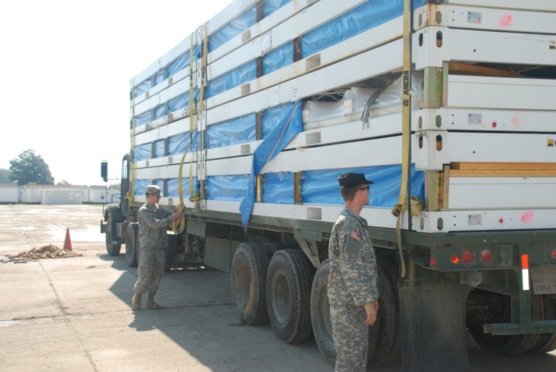 Citizen-Soldiers volunteer to transport FEMA housing units