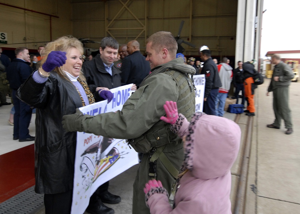 Helicopter Sea Combat Squadron 28 comes home