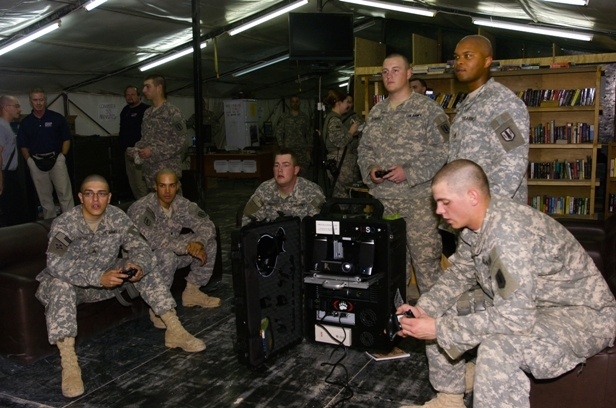 Combat Outpost Shocker receives new entertainment system