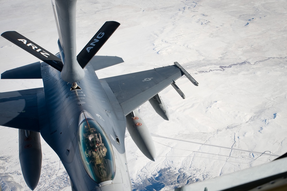 Airmen train for close air support operations during Green Flag East