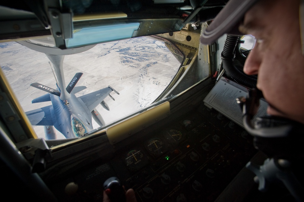 Airmen train for close air support operations during Green Flag East