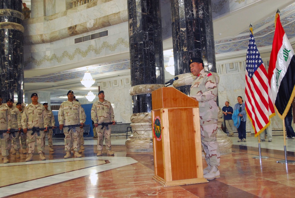 Royal Tongan Marine end of mission ceremony