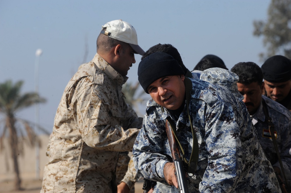 Iraqi Police Refresher Course at Forward Operating Base Delta