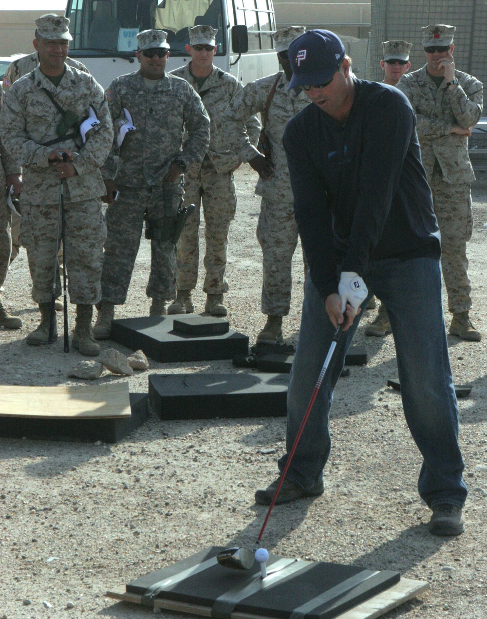 Golf visit to Iraq