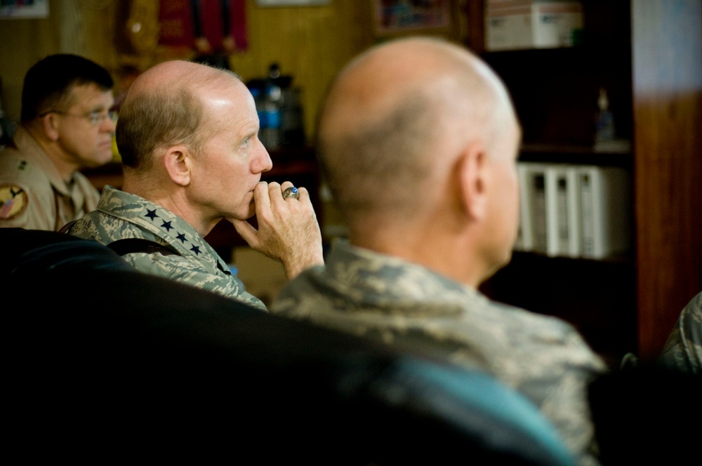 Air Combat Command Commander Visits Bagram Airmen