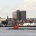 USNS Grasp tows submarine