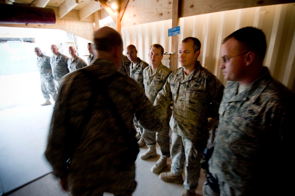 Air Combat Command Commander Visits Bagram Airmen