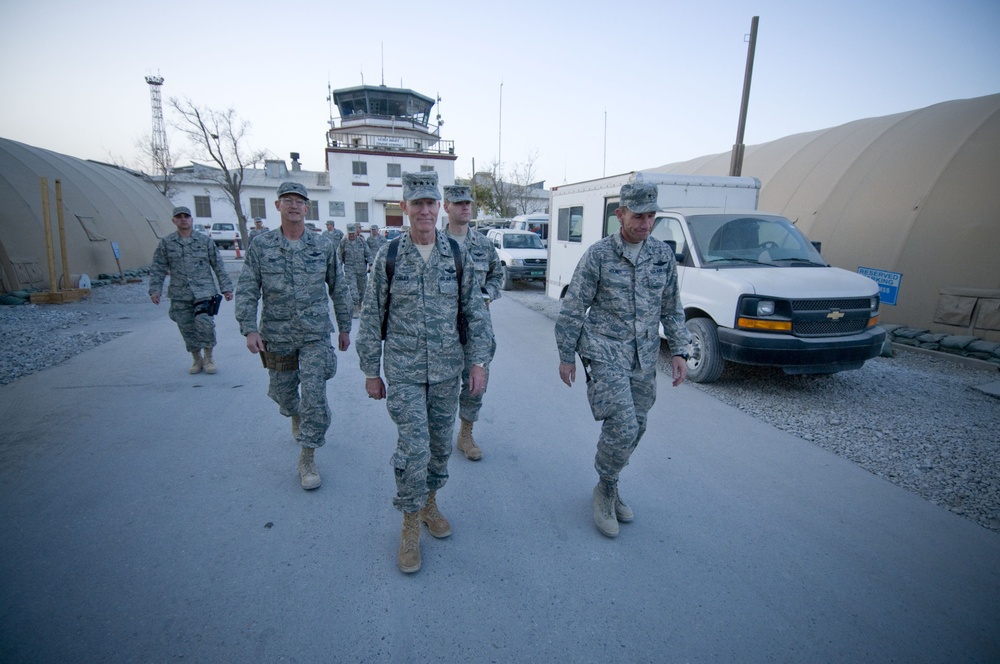 Air Combat Command Commander Visits Bagram Airmen