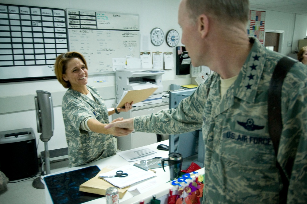 Air Combat Command Commander Visits Bagram Airmen