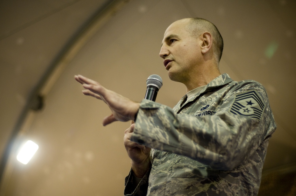 Air Combat Command Commander Visits Bagram Airmen