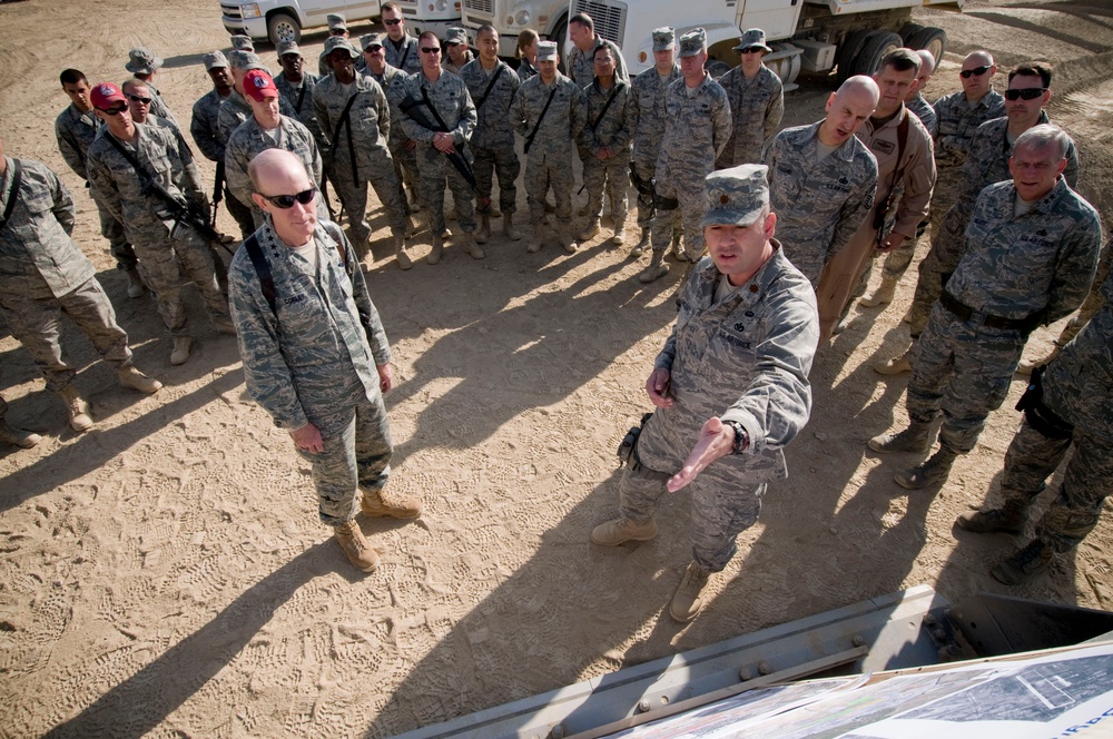 Air Combat Command Commander Visits Bagram Airmen