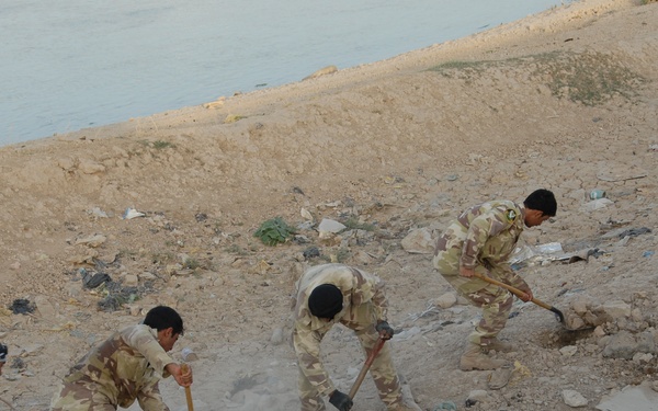 Searching for a weapons cache