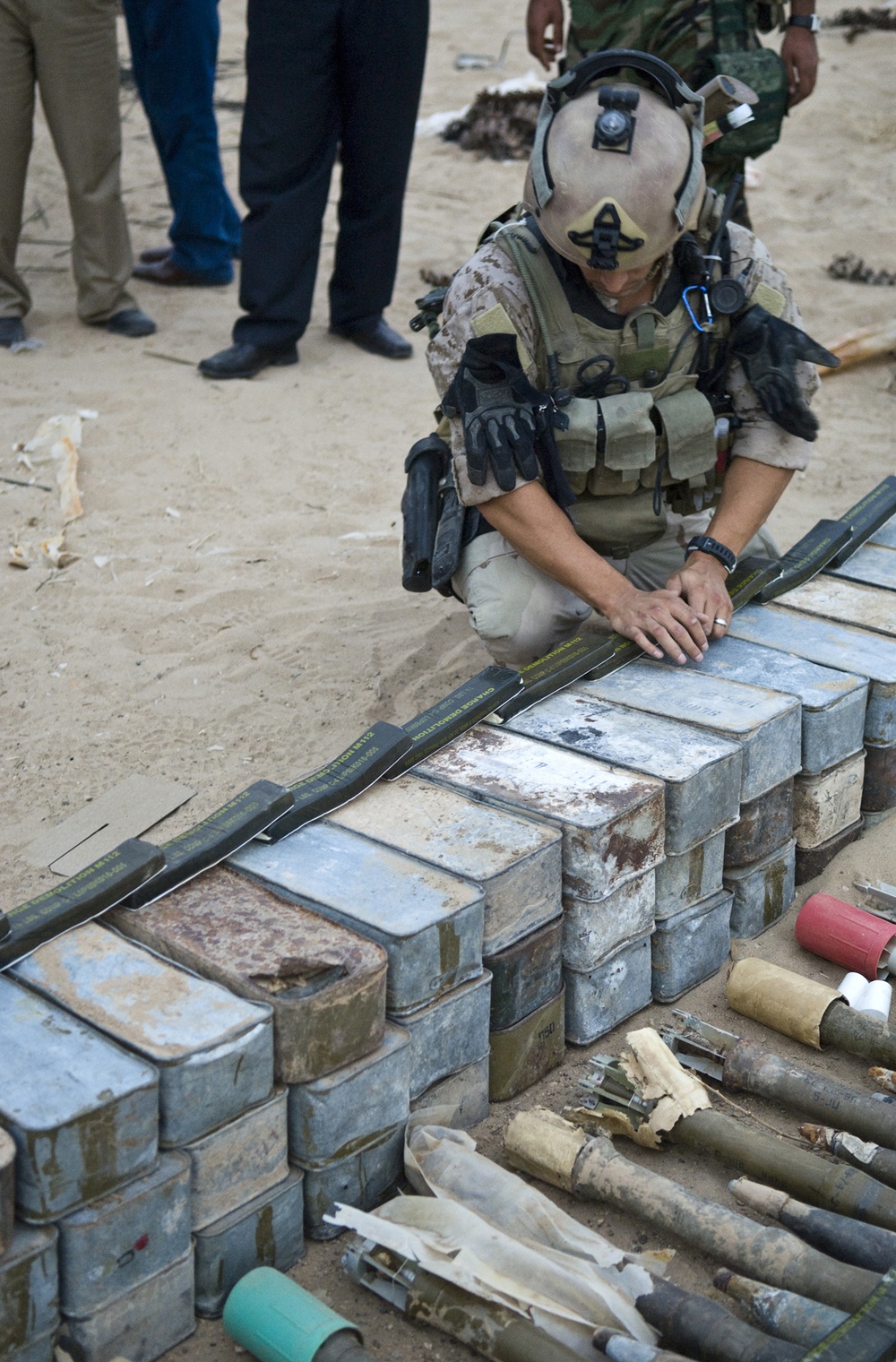 Weapons cache in Ramadi