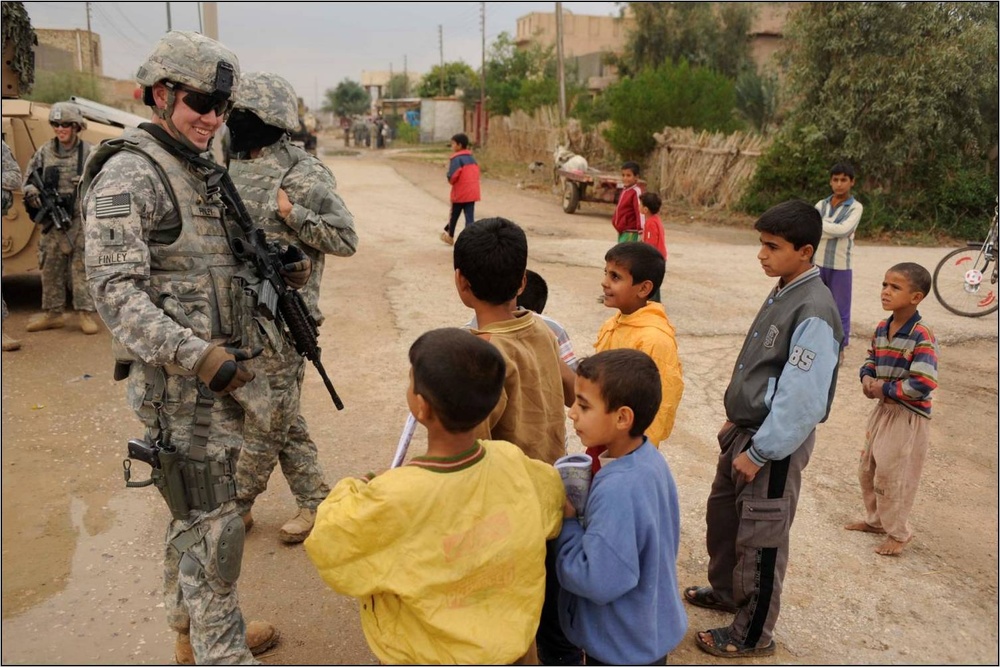 Iraqi Army lead joint quality of life assessment patrol in Afak