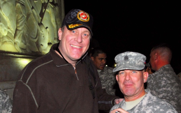 Curt Schilling Visit Camp Victory