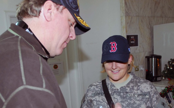 Curt Schilling Visit Camp Victory