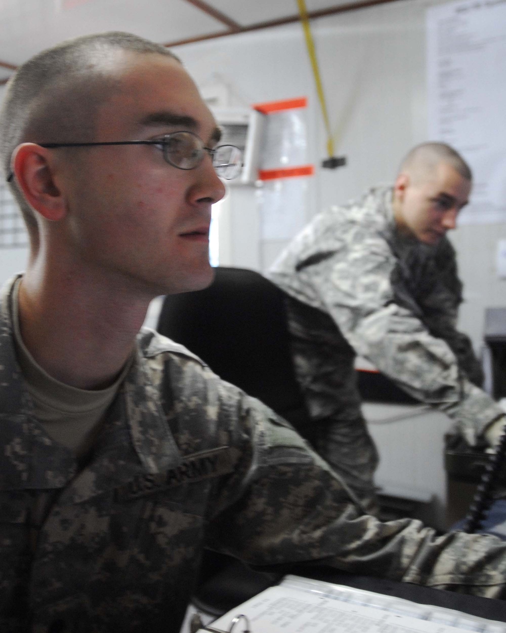 Iron Brigade Soldiers provide overhead view of mission