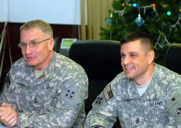 4th Infantry Division leaders conduct Video Teleconference with Central Texas supporters