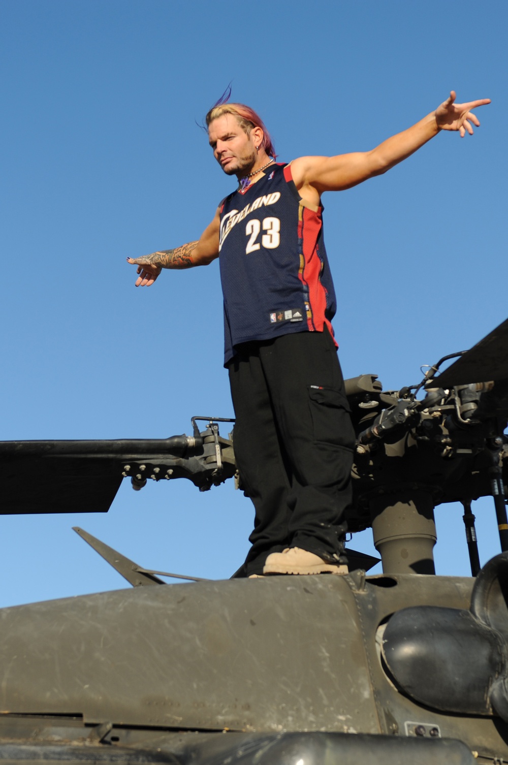 WWE Stars Visit Soldiers in Paliwoda