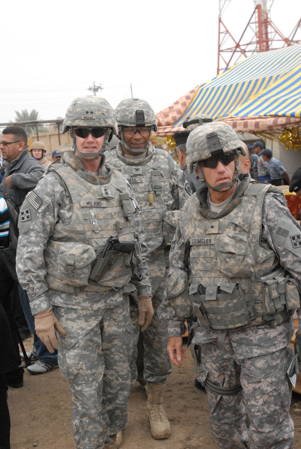 Sons of Iraq transition to Iraqi Polices during Furat Iraqi Police Graduation Ceremony