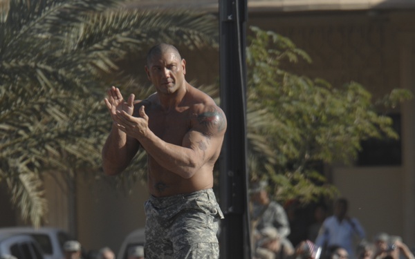 WWE show at Camp Victory