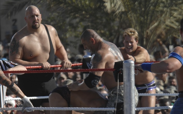 WWE show at Camp Victory