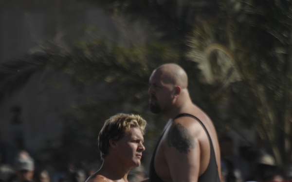 WWE show at Camp Victory
