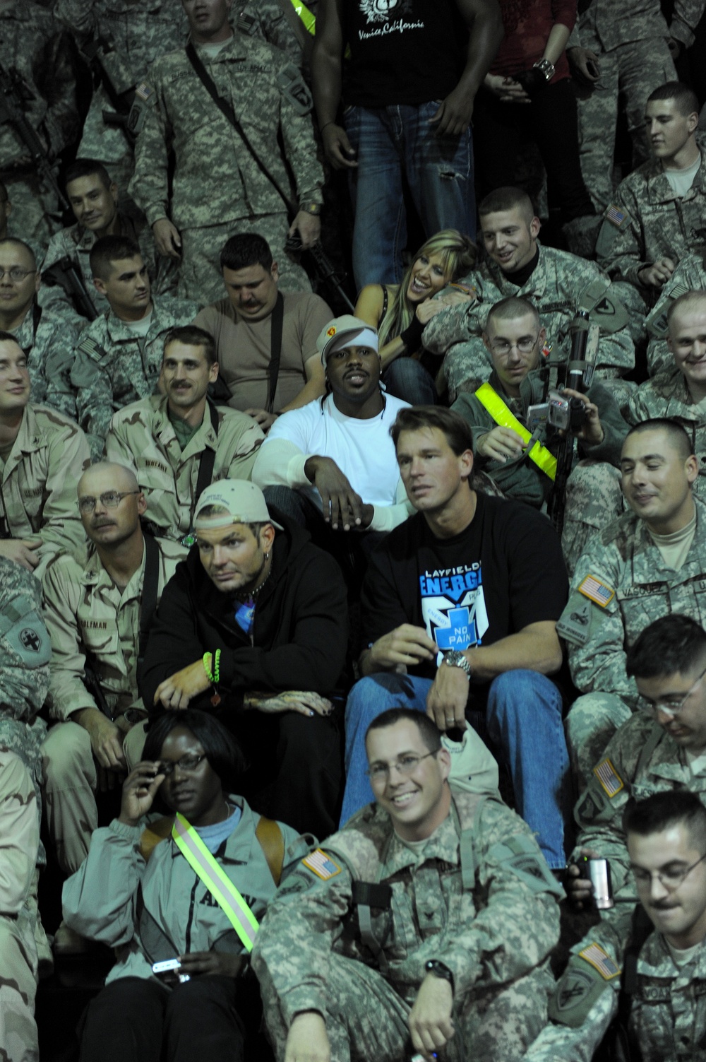 WWE stars visit Soldiers at Contigency Operating Base Speicher