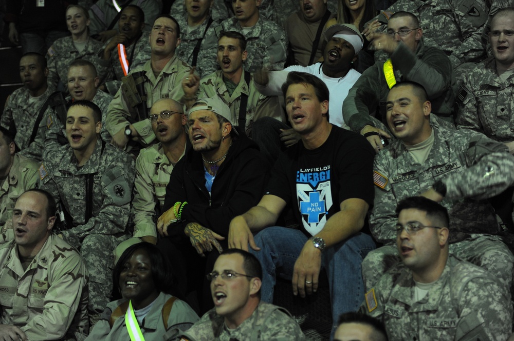 WWE stars visit Soldiers at Contigency Operating Base Speicher