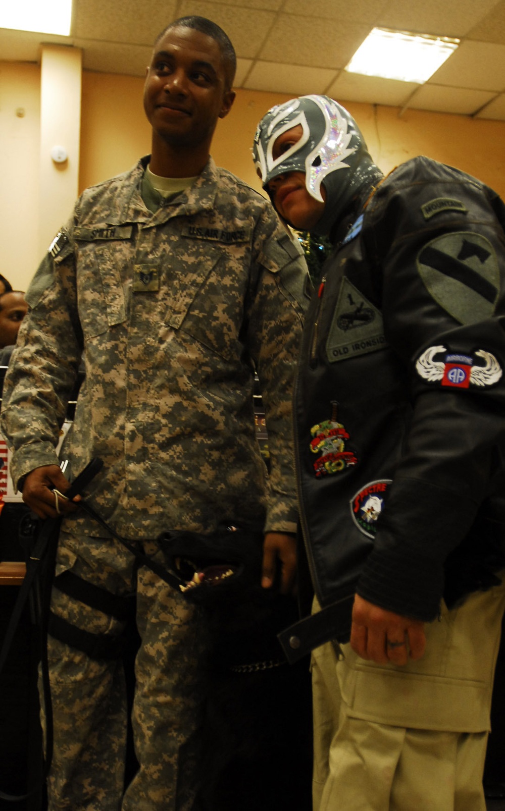 WWE Superstars visit Soldiers at FOB Falcon