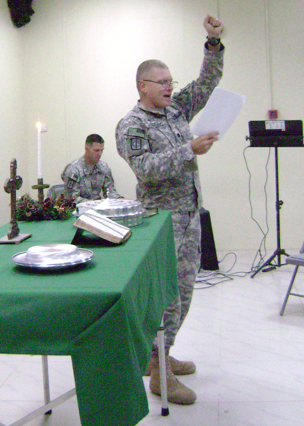 Military Police hold first service at Watchdog Chapel
