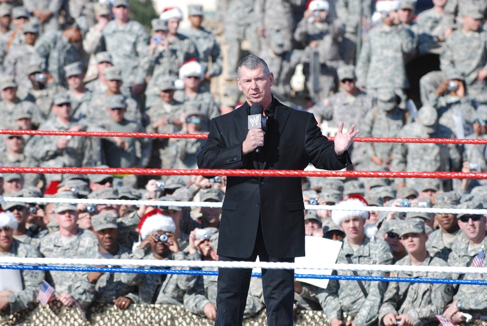 World Wrestling Entertainment pays Tribute to Troops