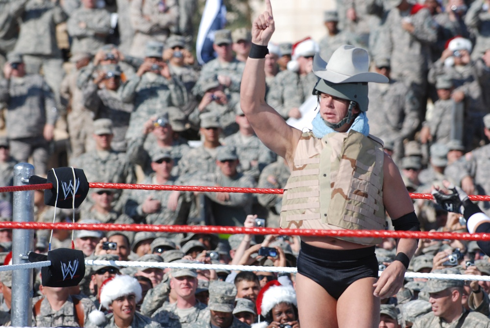 World Wrestling Entertainment pays Tribute to Troops