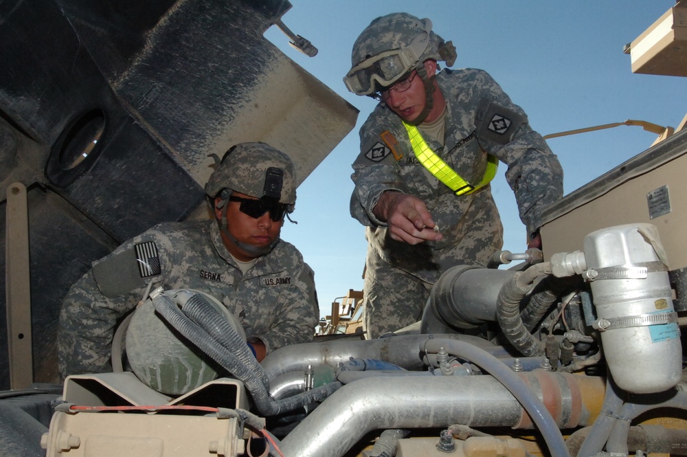 3rd Expeditionary Sustainment Command Trains 56th Infantry Brigade Combat Team on Convoy Equipment