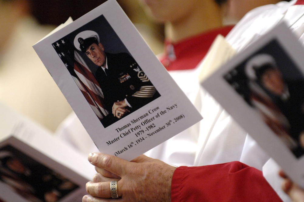 Funeral services for fourth Master Chief Petty Officer of the Navy