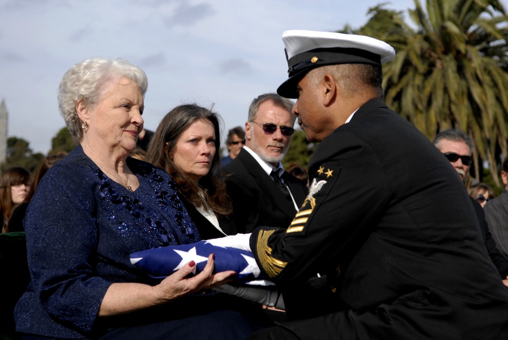 Funeral services for fourth Master Chief Petty Officer of the Navy